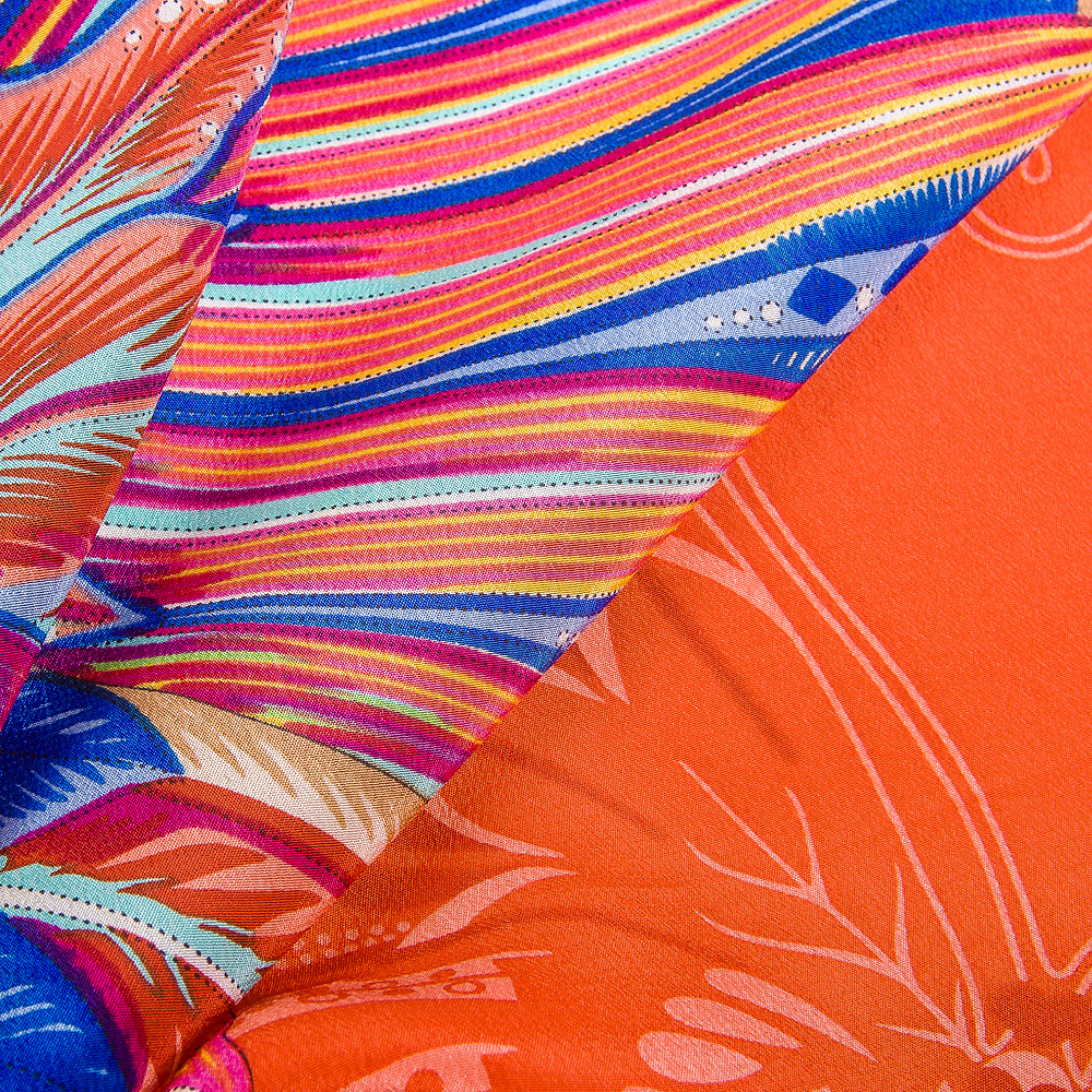 Оранжевый зонт Платок женский шелковый 740-31-5 Три Слона фото в интернет-магазине zonti-tri-slona.ru