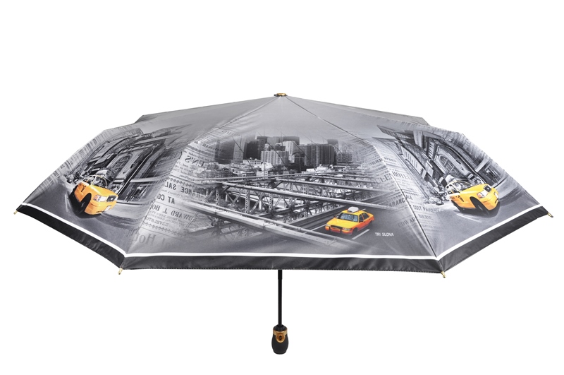 Серый зонт 101(3801)-RR-1 Три Слона фото в интернет-магазине zonti-tri-slona.ru