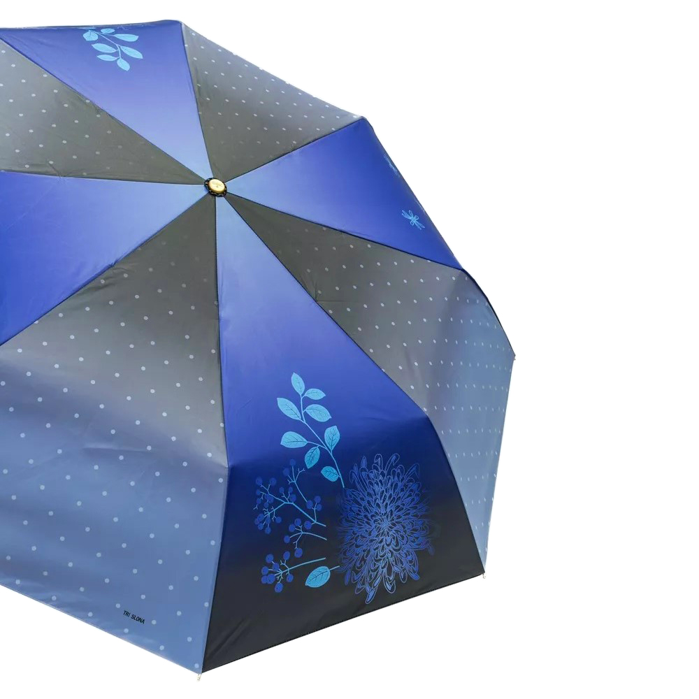 Синий зонт 3843-A-5 Три Слона фото в интернет-магазине zonti-tri-slona.ru