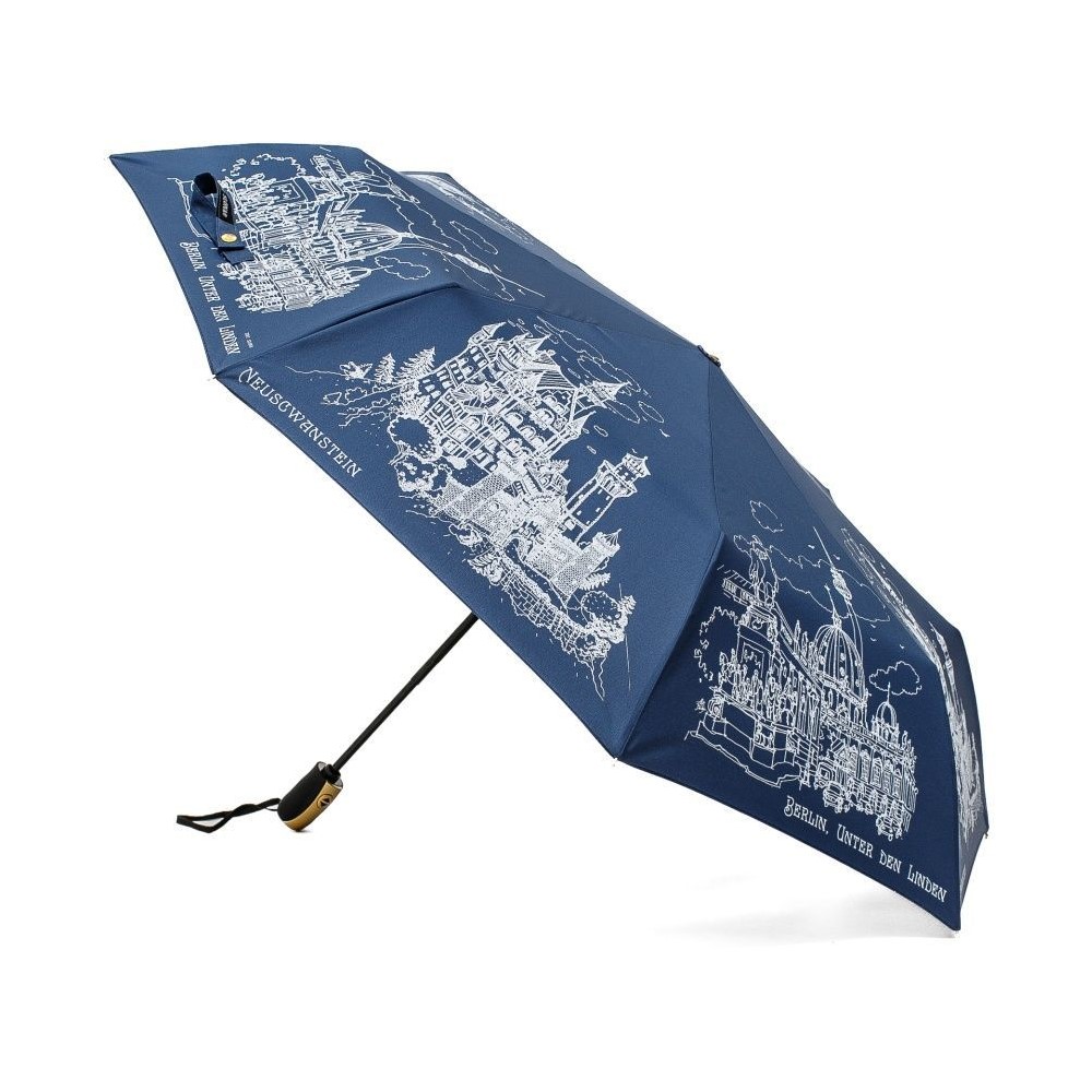 Синий зонт 3897-C-1 Три Слона фото в интернет-магазине zonti-tri-slona.ru
