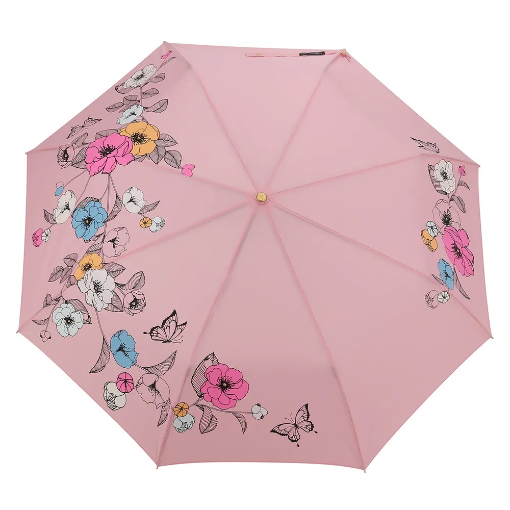 Розовый зонт 220(3822)-R-7 Три Слона фото в интернет-магазине zonti-tri-slona.ru