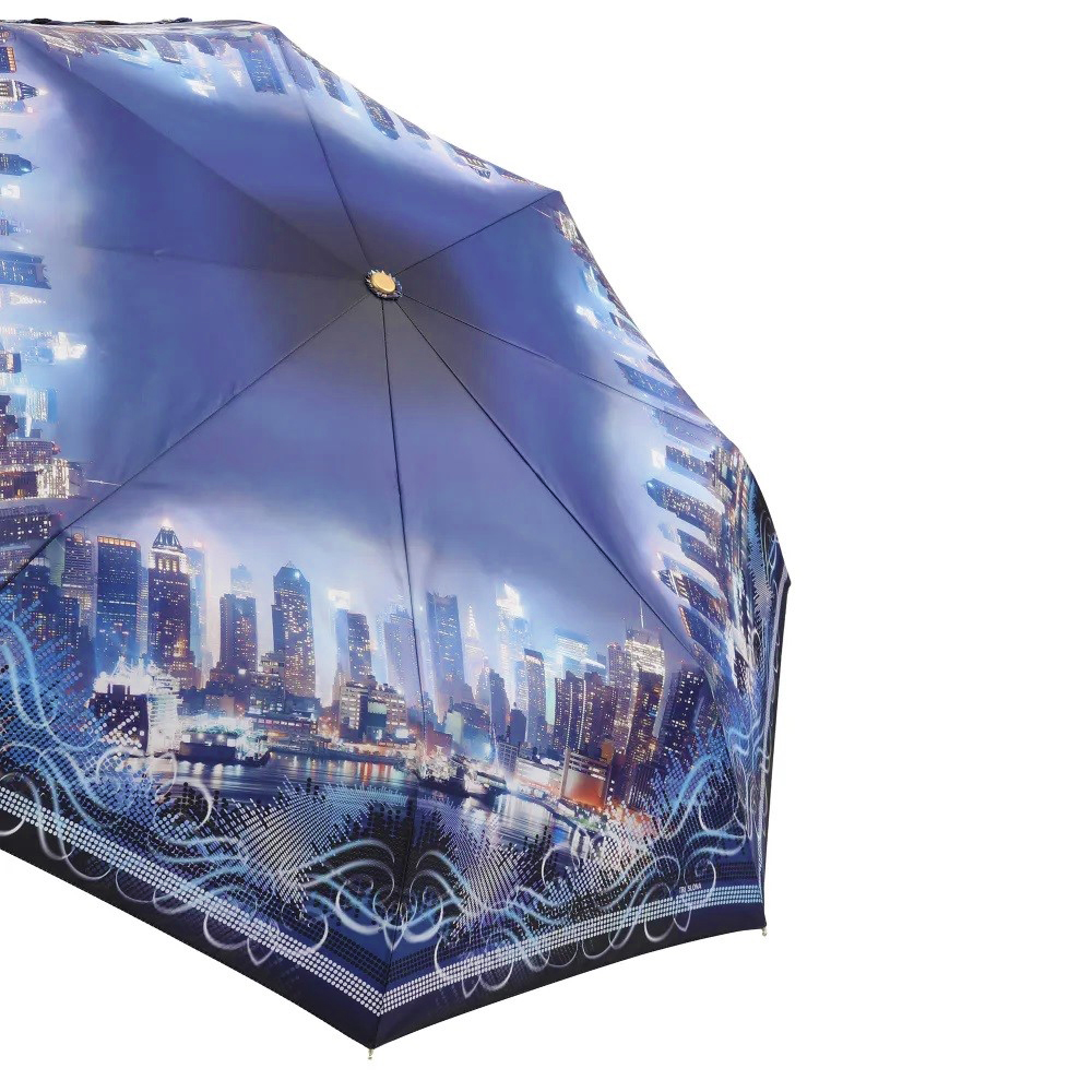 Синий зонт 3835-A-5 Три Слона фото в интернет-магазине zonti-tri-slona.ru