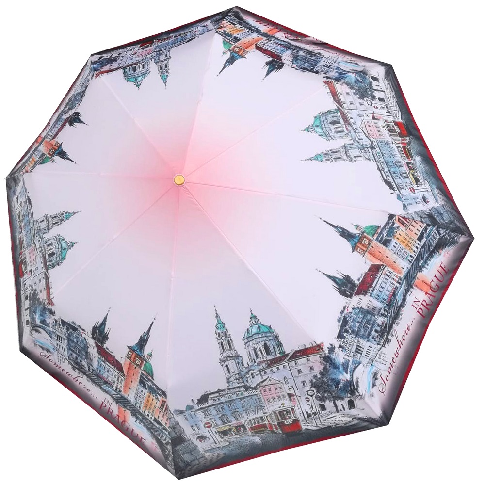 Розовый зонт 3833-C-2 Три Слона фото в интернет-магазине zonti-tri-slona.ru