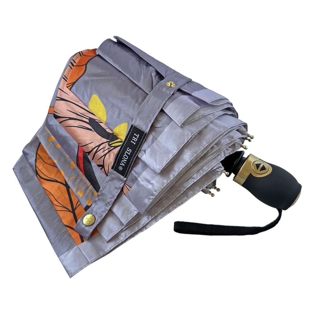 Серый зонт 3854-A-5 Три Слона фото в интернет-магазине zonti-tri-slona.ru