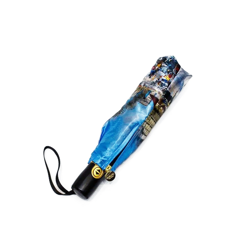 Голубой зонт 3845-T-1 Три Слона фото в интернет-магазине zonti-tri-slona.ru