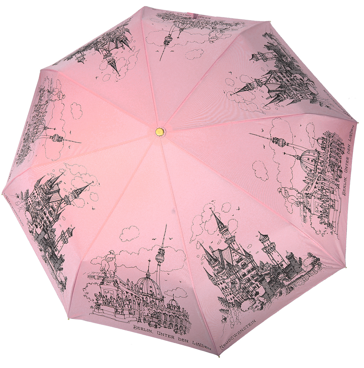 Розовый зонт 3897-C-5 Три Слона фото в интернет-магазине zonti-tri-slona.ru