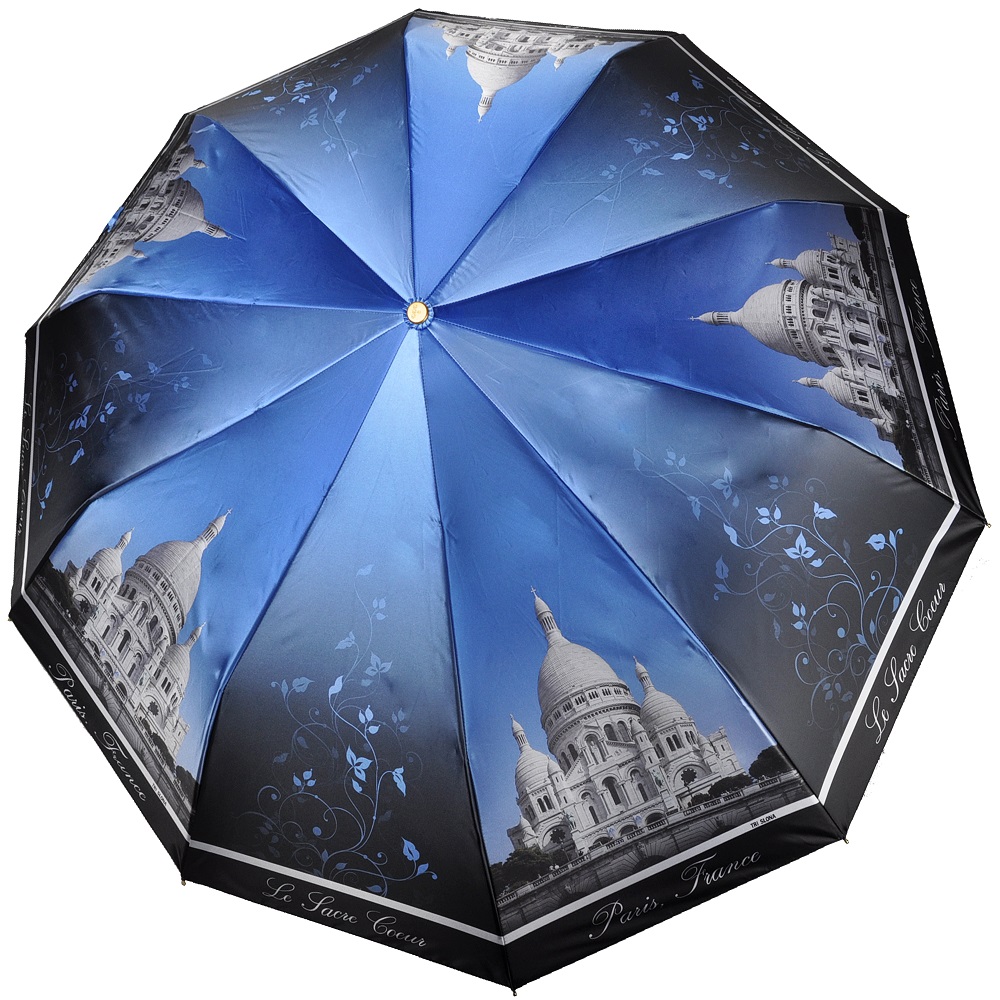 Синий зонт 320(3102)-C-6 Три Слона фото в интернет-магазине zonti-tri-slona.ru