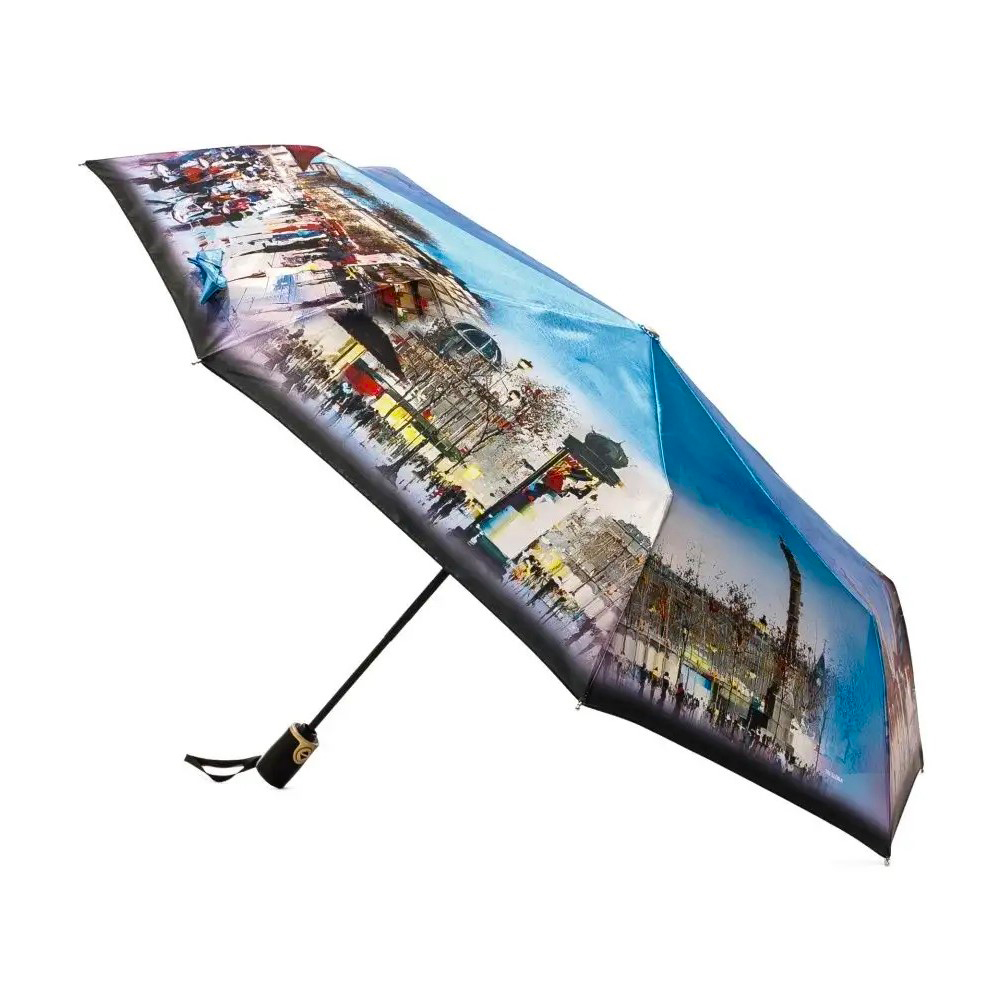 Голубой зонт 3845-T-1 Три Слона фото в интернет-магазине zonti-tri-slona.ru