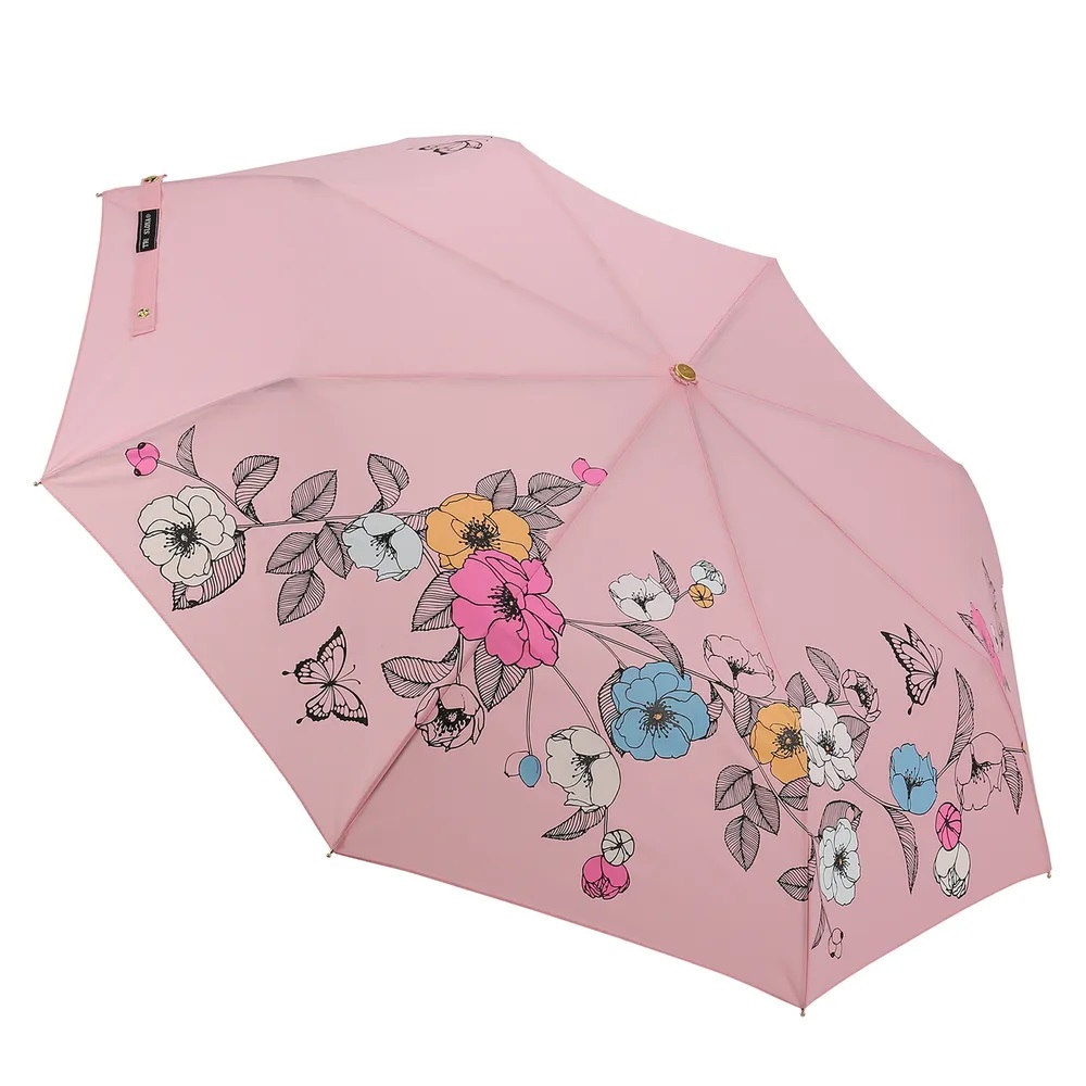 Розовый зонт 220(3822)-R-7 Три Слона фото в интернет-магазине zonti-tri-slona.ru