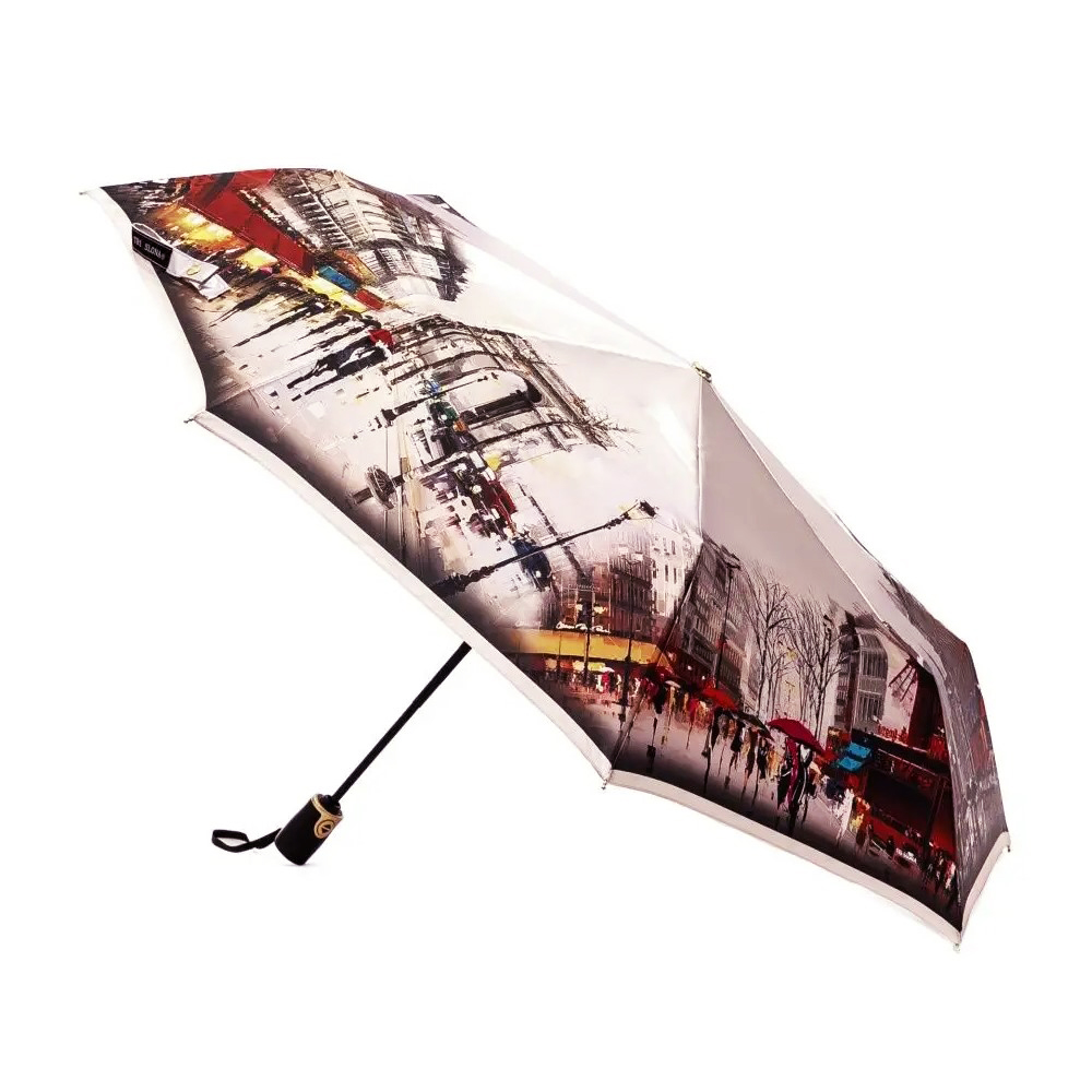 Серый зонт 3845-T-5 Три Слона фото в интернет-магазине zonti-tri-slona.ru