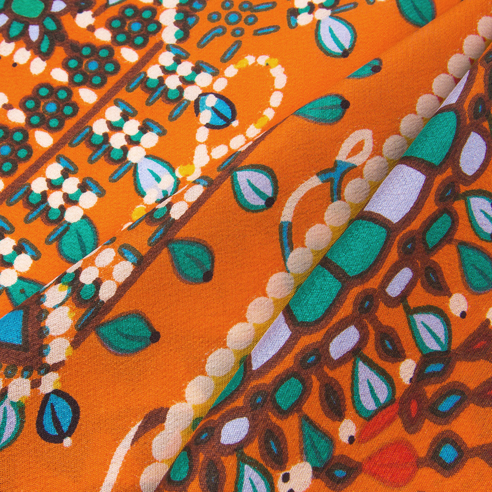 Оранжевый зонт Платок женский шелковый 740_16-1 Три Слона фото в интернет-магазине zonti-tri-slona.ru