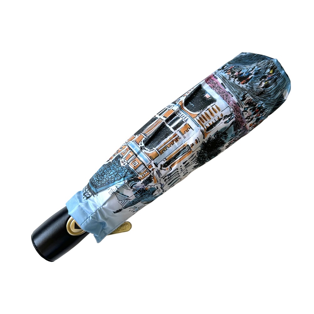 Голубой зонт 3840-C-3 Три Слона фото в интернет-магазине zonti-tri-slona.ru