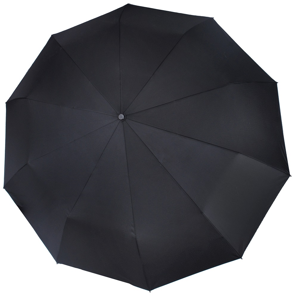 Чёрный зонт 6100 Три Слона фото в интернет-магазине zonti-tri-slona.ru