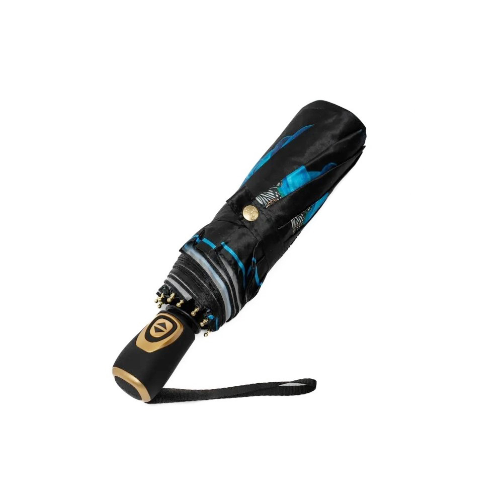 Чёрный зонт 3102-F-5 Три Слона фото в интернет-магазине zonti-tri-slona.ru