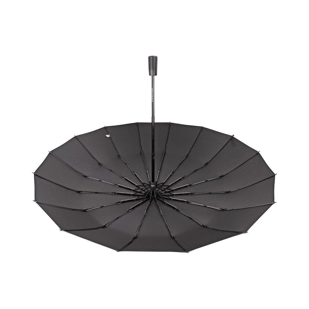 Чёрный зонт 3165 Три Слона фото в интернет-магазине zonti-tri-slona.ru