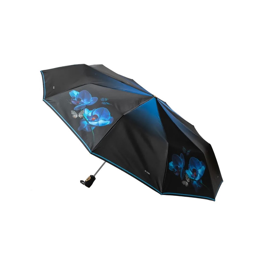 Чёрный зонт 3102-F-5 Три Слона фото в интернет-магазине zonti-tri-slona.ru