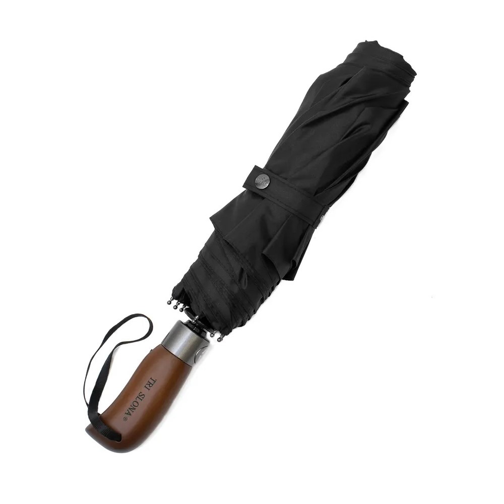 Чёрный зонт 705(7805) Три Слона фото в интернет-магазине zonti-tri-slona.ru