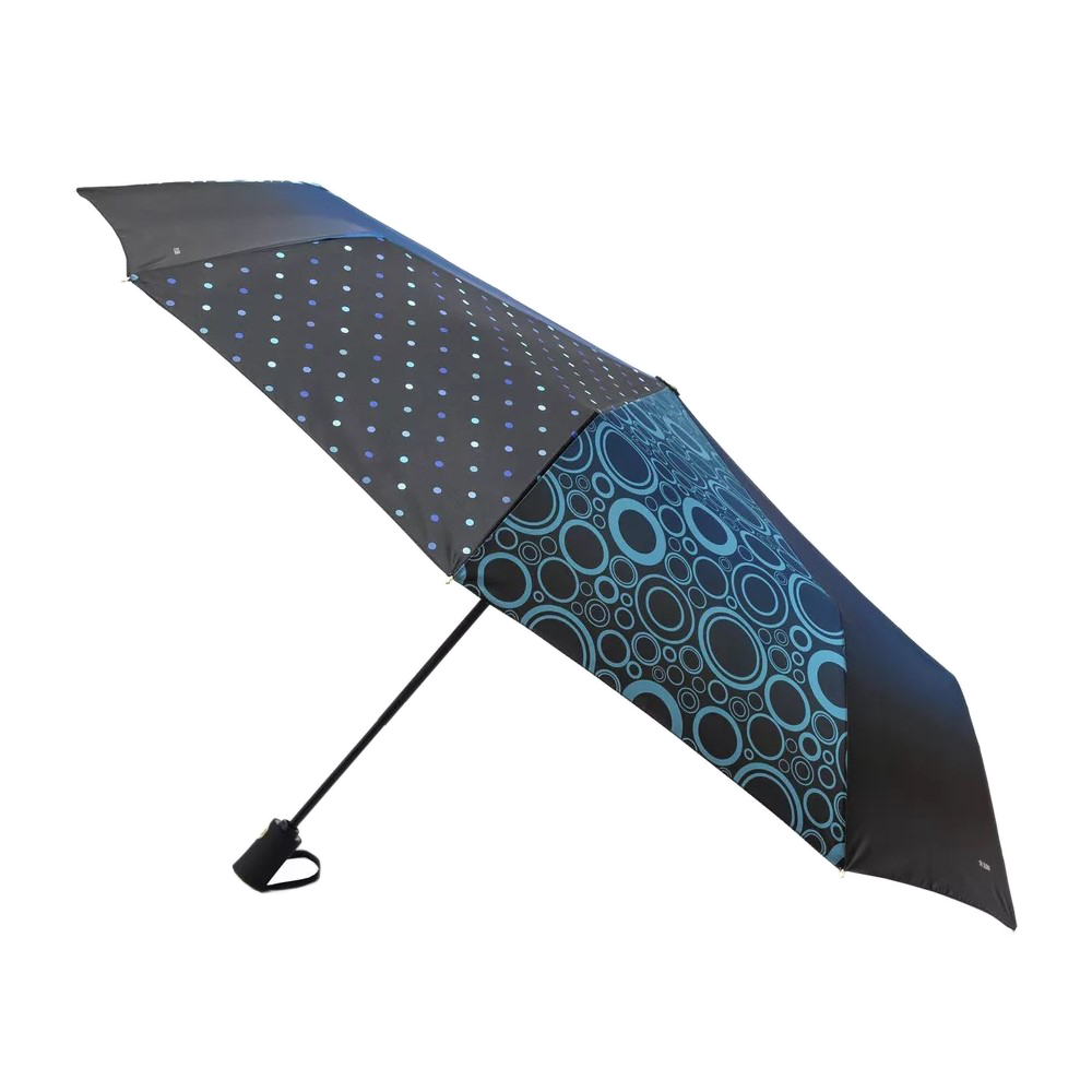 Чёрный Синий зонт 3995-A-2 Три Слона фото в интернет-магазине zonti-tri-slona.ru