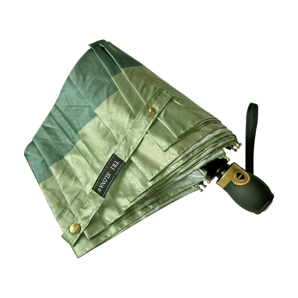 Зелёный зонт 3813-B-1 Три Слона фото в интернет-магазине zonti-tri-slona.ru