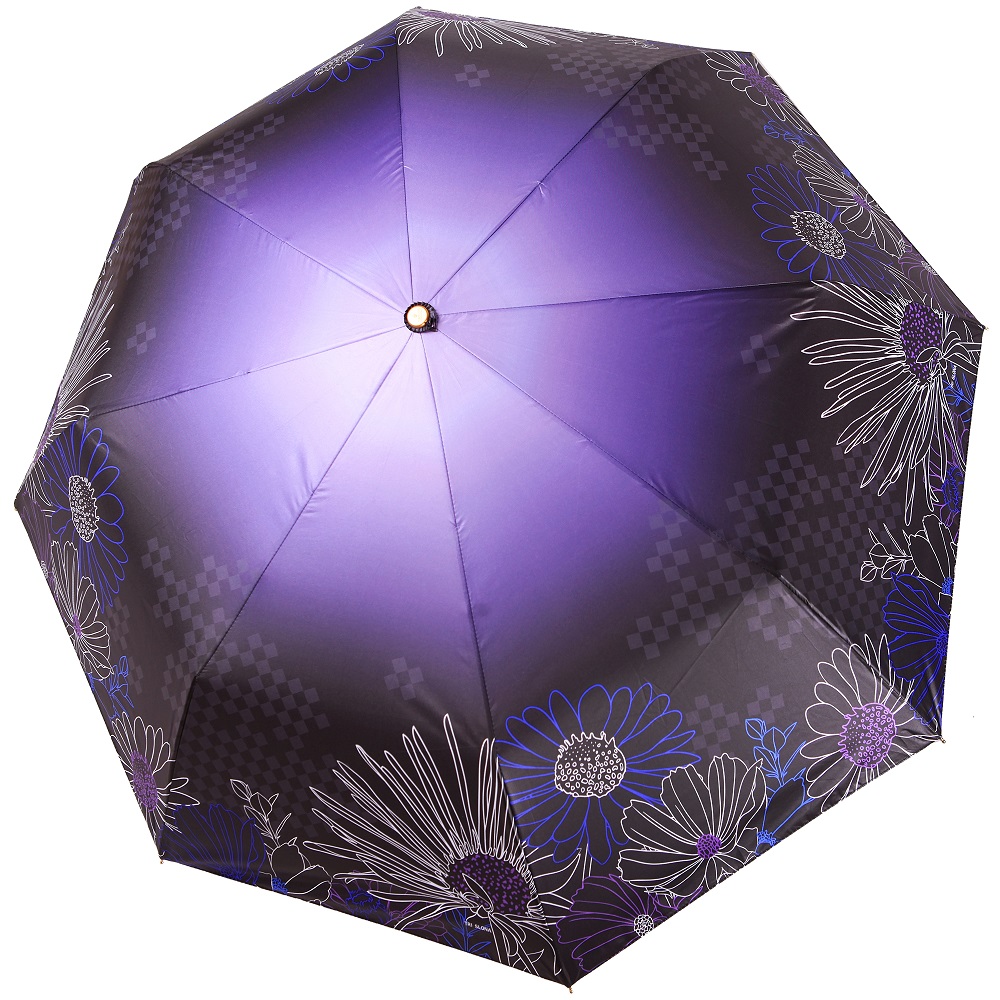 Фиолетовый зонт 3823-A-3 Три Слона фото в интернет-магазине zonti-tri-slona.ru